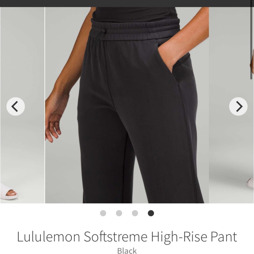 Lululemon Softstreme High-Rise Pant
Black, Size 10 - Picture 11 of 12